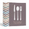 Retro Chevron Family Favourite Recipe Binder