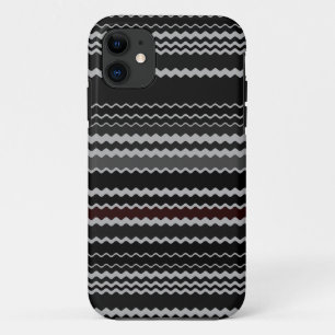 Retro Chevron Stripes Pattern iPhone 11 Case