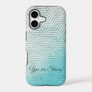 Retro Chevron zigzag iPhone Case