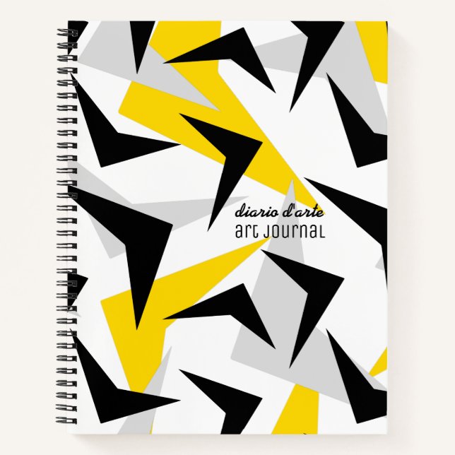Retro Chevrons Notebook (Front)