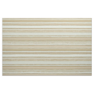 Retro Chic Beige Taupe Greige Stripes Pattern Fabric