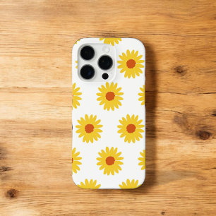 Retro Chic Sunflower Floral Whimsical Spring iPhone 16 Pro Case