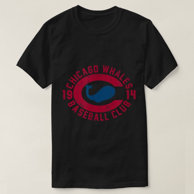 Retro Chicago Whales Federal League baseball  T-Shirt (Design Front)