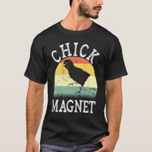 Retro Chick Magnet players and confident people T-Shirt