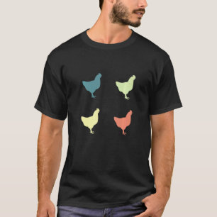 Retro Chicken Lover Farmer Chickens Love T-Shirt