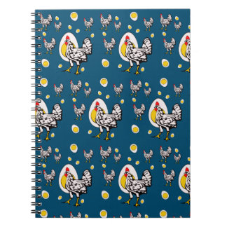 Retro Chickens Notebook