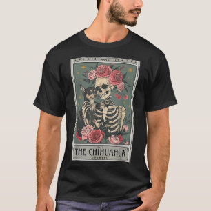 Retro Chihuahua Dog Lover The Moon Halloween , Wom T-Shirt