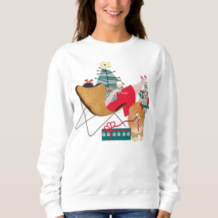 RETRO CHOW HOLIDAYS -Chow Chow Sweatshirt