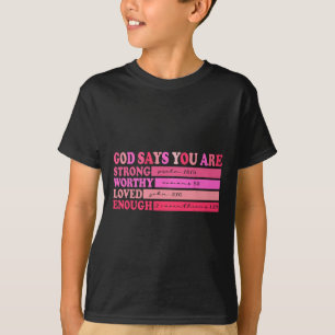 Retro Christian Bible Verse Valentines Day God Say T-Shirt