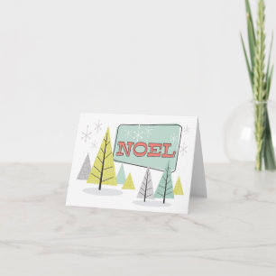 Retro Christmas 1958 Greeting Card -Personalize