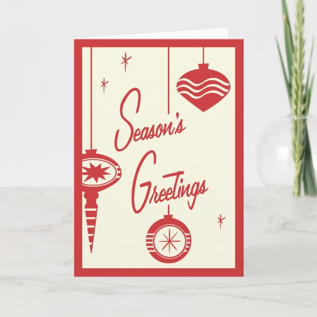 Retro Christmas Card (Front)
