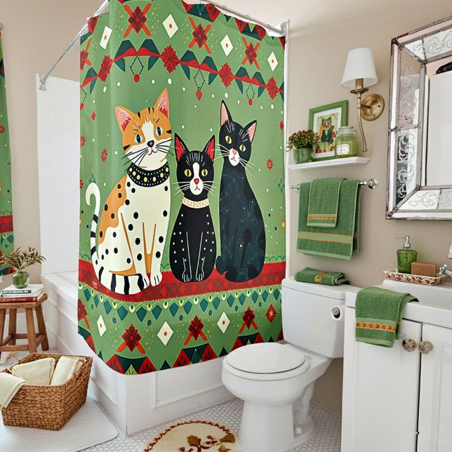 Retro Christmas cats (Creator Uploaded)