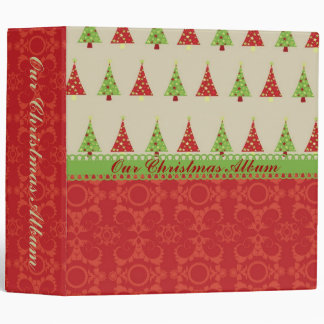 Retro Christmas Custom Binder