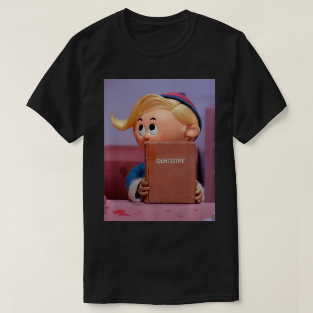 Retro Christmas Dentist Hermey the Elf Premium  T-Shirt (Design Front)