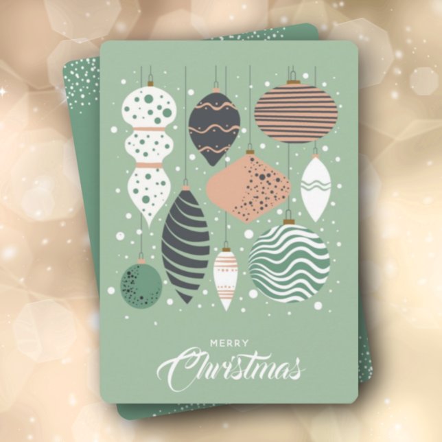 Retro Christmas Flat Holiday Card (Creator Uploaded)