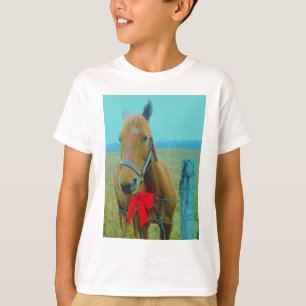 retro Christmas Horse T-Shirt