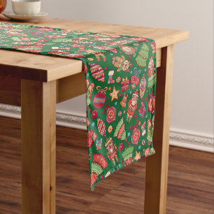 Retro Christmas  Long Table Runner