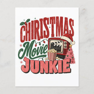 Retro Christmas Movie Junkie Flyer