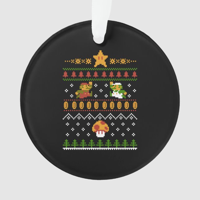 Retro Christmas  Ornament (Front)