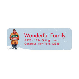 Retro Christmas Personalized Customize Presents