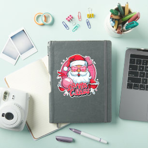 Retro Christmas Santa Design   Jolly Santa Claus 