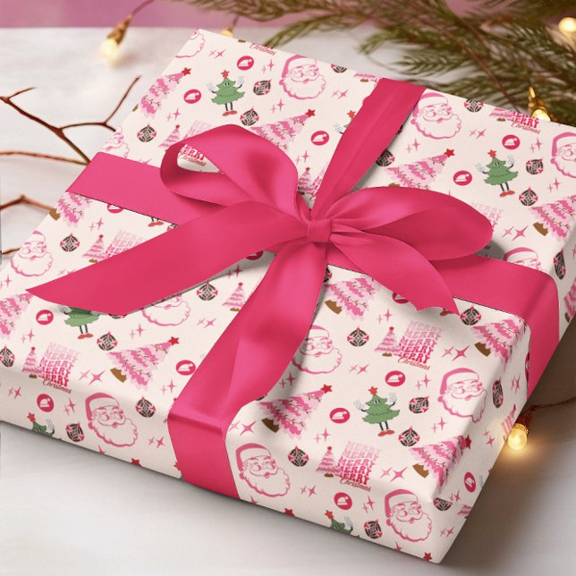 Retro Christmas Set of 3 Wrapping paper (Creator Uploaded)