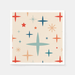 Retro Christmas Sparkle Holiday Party  Napkin