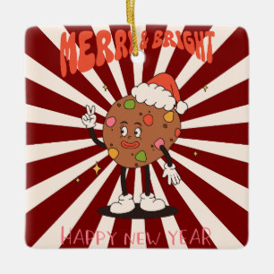 Retro Christmas Tree Cookie Ornament