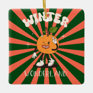 Retro Christmas Tree Cookie Ornament