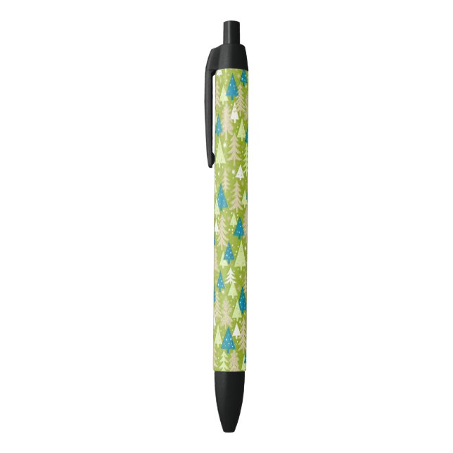 Retro Christmas Trees Pen (Top (Vertical))