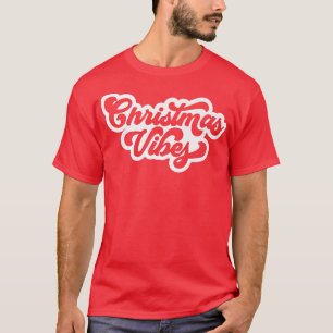 Retro Christmas Vibes Family Matching Christmas Pa T-Shirt