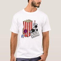 Retro Cinema Snacks Collage
