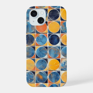 Retro Circles and Squares Mosaic Phone Case