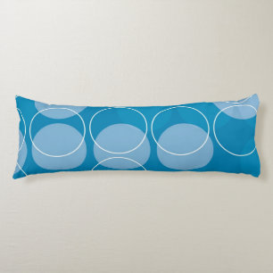 Retro circles body pillow