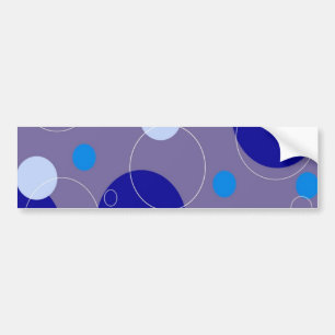 Retro Circles Bumper Sticker