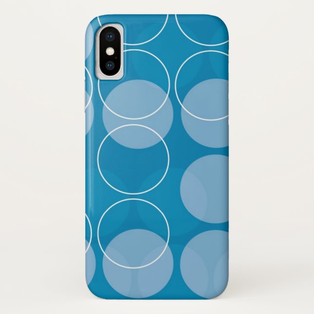 Retro circles Case-Mate iPhone case (Back)