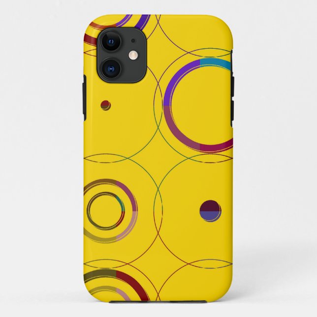 Retro circles seamless pattern Case-Mate iPhone case (Back)
