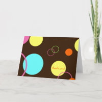 retro circles thank you