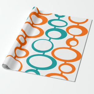 Retro Circles Wrapping Paper
