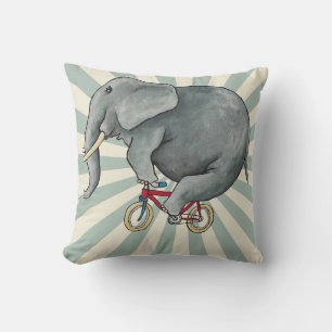 Retro Circus Fun Throw Pillow