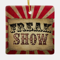 Retro Circus Poster Freak Show 