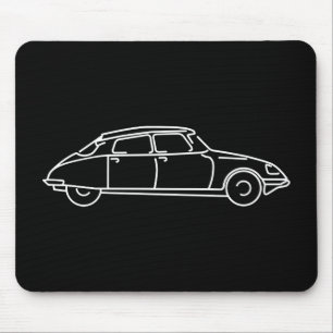 Retro Citroen DS 19 of the shark Mouse Pad