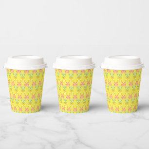 Retro Citrus Paper Cups