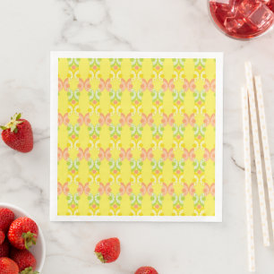 Retro Citrus Paper Napkins