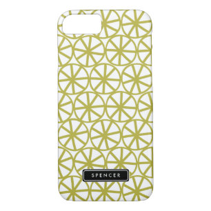 Retro Citrus Pattern Personalized iPhone 7 Case