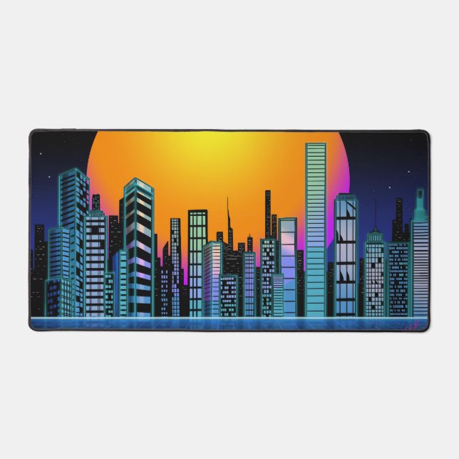 Retro City-1 Jeu Mousepad (Recto)