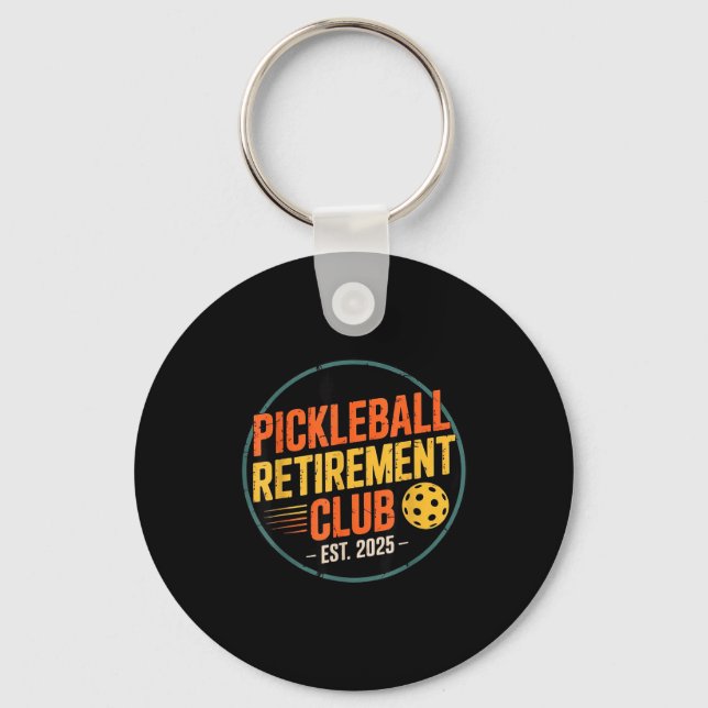 Retro Ckleball Retirement Club Apparel Retro Vinta Keychain (Front)