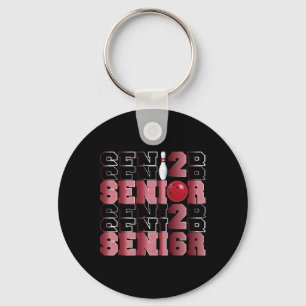 Retro Cl Of 2026 Senior Bowling Senior Night 2026 Keychain