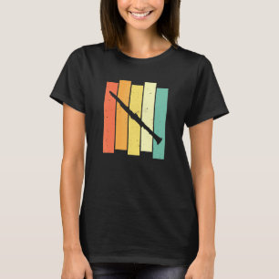 Retro Clarinetist - Vintage Woodwind Instrument Cl T-Shirt