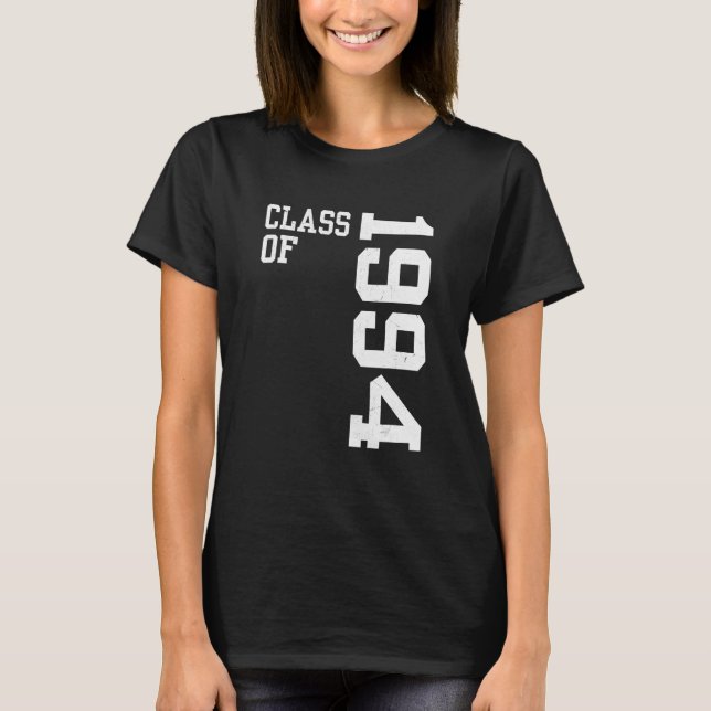 Retro Class of 1994 Senior High School Reunion Vin T-Shirt (Front)